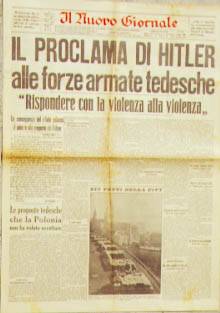 il Nuovo Giornale 1 settembre 1939