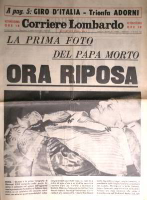 La morte del papa