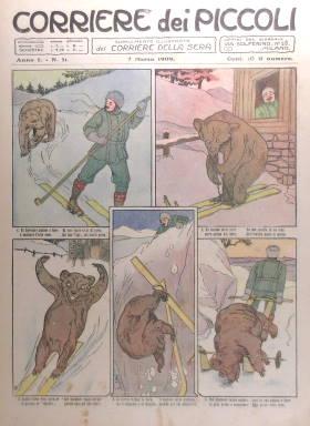 Corriere dei Piccoli - L'orso sciatore