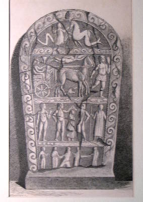 Tomba etrusca con cavalli e cocchio (Germania, 1882)